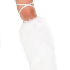 Roma Costume 100” Space Silver Leg Strap With Attached Garter