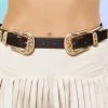 Roma Costume Adjustable Double Buckle Belt
