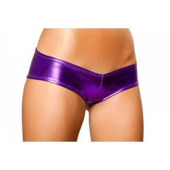 Roma Costume Separates Low Rise Metallic Shorts