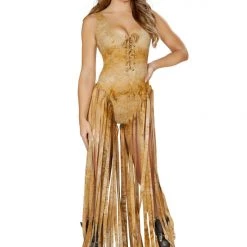 Roma Costume Bodysuit With Long Fringe 30% - 80% Off SALE!