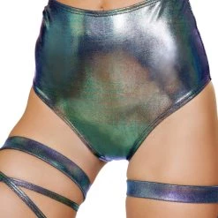 Roma Costume Separates 1pc Shimmer High Waisted Shorts