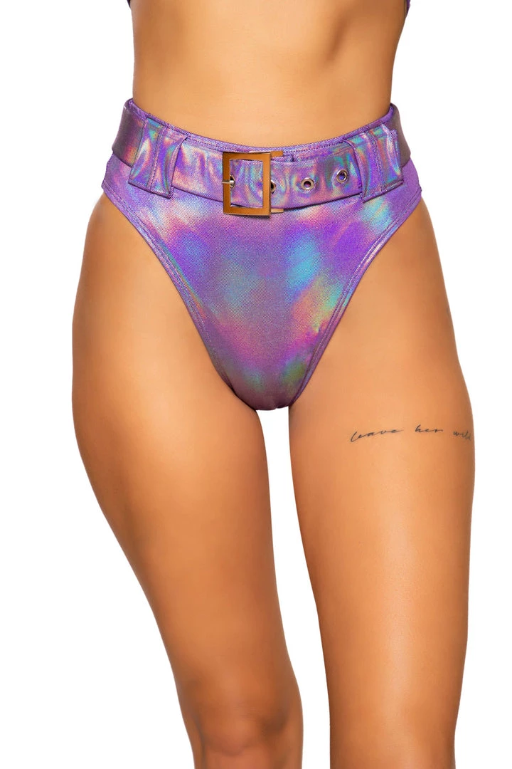 Roma Costume Shimmer High Rise High-Waisted Shorts With Belt Detail 7 Roma Costume Shimmer High Rise High-Waisted Shorts With Belt Detail