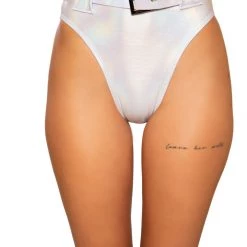 Roma Costume Shimmer High Rise High-Waisted Shorts With Belt Detail 12 Roma Costume Shimmer High Rise High-Waisted Shorts With Belt Detail