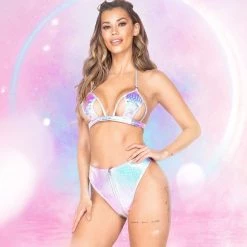 Roma Costume Separates 1pc Snake Cutout Triangle Top