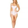 Roma Costume 1pc Sheer Mesh High Waisted Shorts Separates