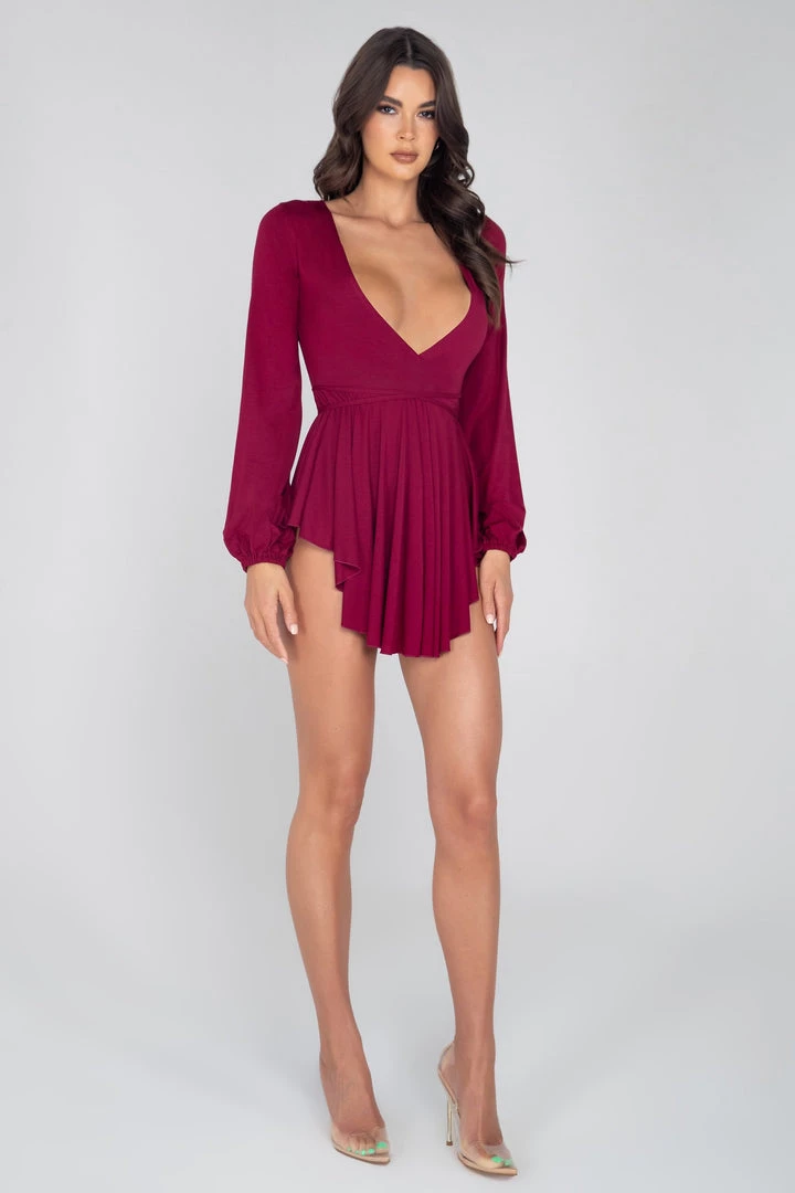 Roma Costume Dresses Long Sleeve Skater Dress With Criss-Cross Strap 5 Roma Costume Dresses Long Sleeve Skater Dress With Criss-Cross Strap