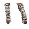 Roma Costume Pair Of Suede Leg Warmers With Fur Detail Costumes