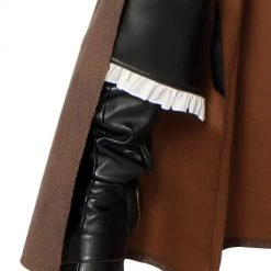 Roma Costume Pair Of Black Boot Cuffs