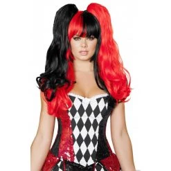 Roma Costume Costumes Black And Red Wig