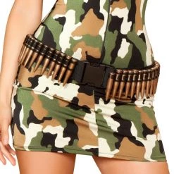Roma Costume Brown Bullet Belt