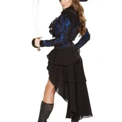 Roma Costume 4pc Captain Of The Night Pirate Costume Costumes