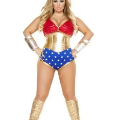 Roma Costume 4pc Mighty Comic Hero Costume Costumes