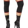 Roma Costume Black/Red Ninja Knee Pads Costumes