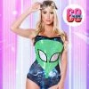Roma Costume Costumes 1pc Sexy Galaxy Intruder Costume
