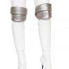 Roma Costume Silver Knee Pads