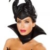 Roma Costume Costumes Black Wicked Horn Headpiece