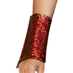 Roma Costume Pair Of Red Wrist Cuffs 30% - 80% Off SALE!
