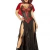 Roma Costume Costumes 3pc Blood Lusting Vampire