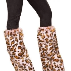 Roma Costume Costumes Pair Of Pink Leopard Leg Warmers