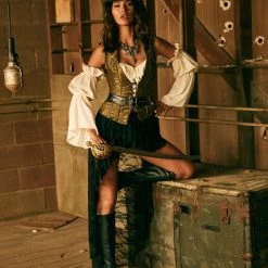 Roma Costume Costumes 6pc Pirate Queen Costume