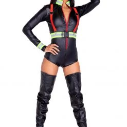 Rave Fix Costumes 3pc Hot Fire Woman