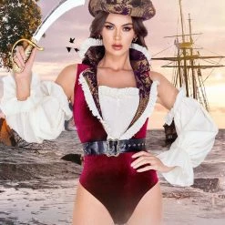 Roma Costume 5pc Sultry Pirate Costume Costumes
