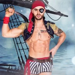 Roma Costume 6pc Captain Hunk Costumes