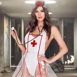 Roma Costume 4pc Naughty Nurse Costumes