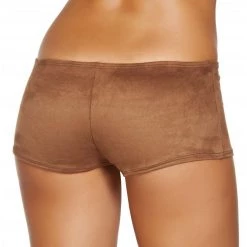 Roma Costume, Inc. Brown Suede Boy Shorts