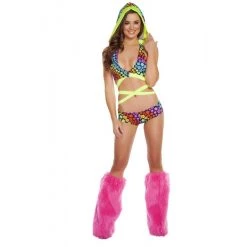 Roma Costume, Inc. Low Rise Printed Shorts Separates