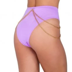 Roma Costume Separates High Waisted Shorts With Chain Detail