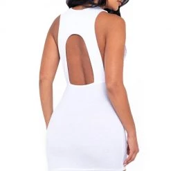 Roma Costume, Inc. Cutout High Neck Mini Dress Dresses