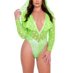 Roma Two-Tone Hooded Romper