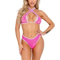 Roma Separates Sequin Cross Tie Top 8 Roma Separates Sequin Cross Tie Top