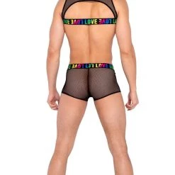 Roma Separates Mens Pride Fishnet Harness