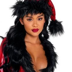 Roma Costume, Inc. Costumes Vinyl & Faux Fur Santa Hat