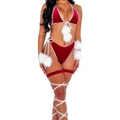 Roma Costume, Inc. Santas Holiday Spirit Bikini