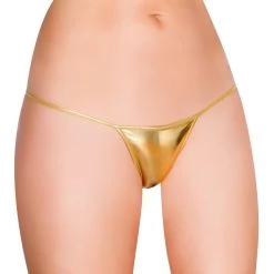 Roma Costume Metallic G-String Separates