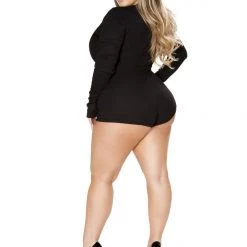 Roma Costume Cozy And Comfy Sweater Pajama Romper Lingerie