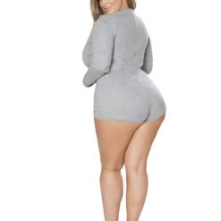 Roma Costume Cozy And Comfy Sweater Pajama Romper Lingerie