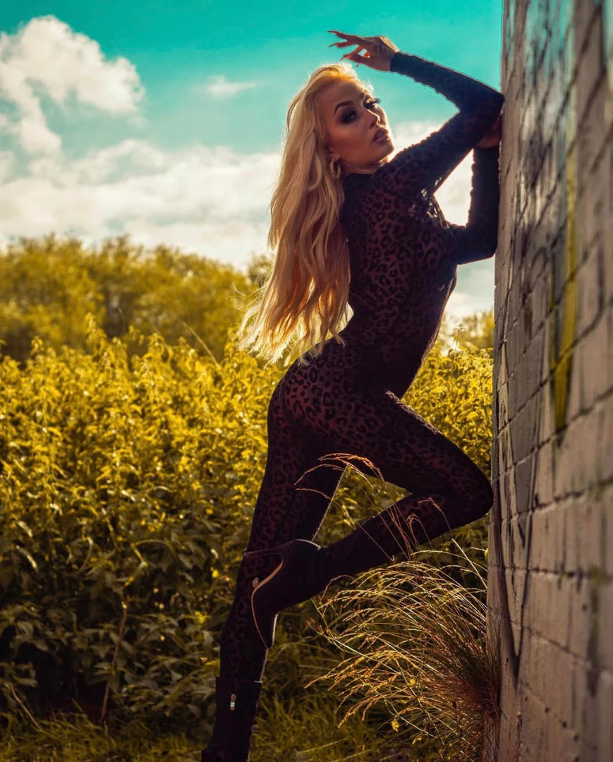 Roma Velvet Leopard Bodysuit 4 Roma Velvet Leopard Bodysuit