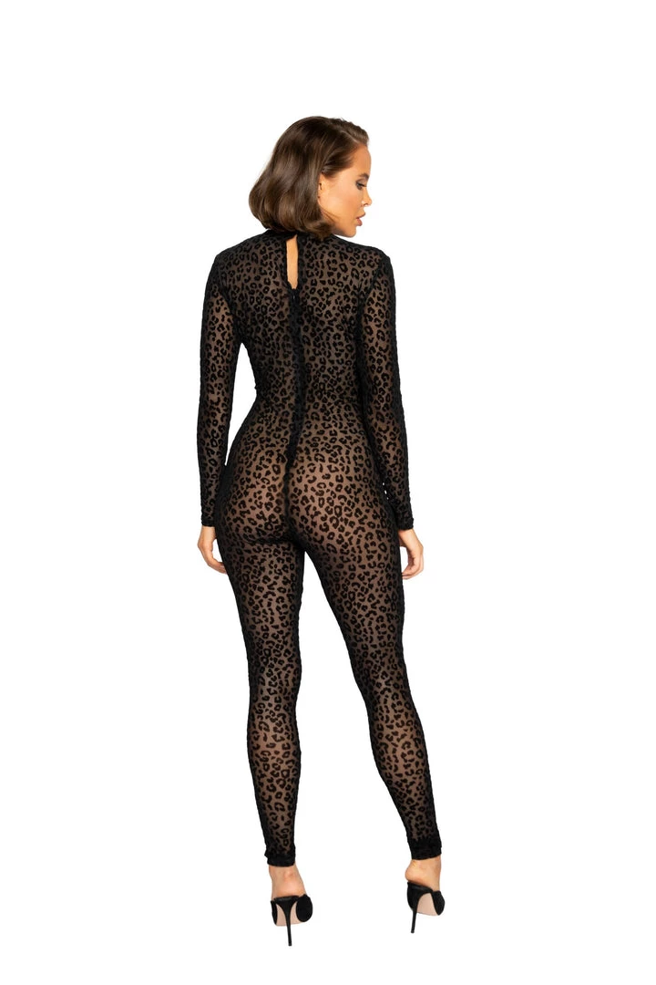 Roma Velvet Leopard Bodysuit 6 Roma Velvet Leopard Bodysuit