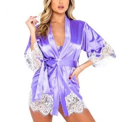 Roma Confidential Lingerie Lashes For Lace Robe