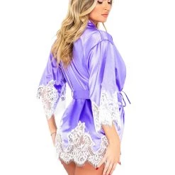 Roma Confidential Lingerie Lashes For Lace Robe