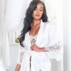 Roma Confidential Lingerie Lashes For Lace Robe
