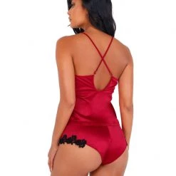 Roma Costume 2pc Soft Satin Short Set Lingerie