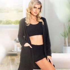 Roma Costume 1pc Cozy & Comfy Fuzzy Robe With Pockets Lingerie