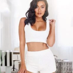 Roma Costume 2pc Cozy & Comfy Fuzzy Short Set