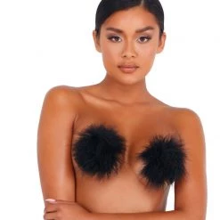 Roma Costume Pair Of Furry Pasties Lingerie