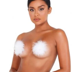 Roma Costume Pair Of Furry Pasties Lingerie
